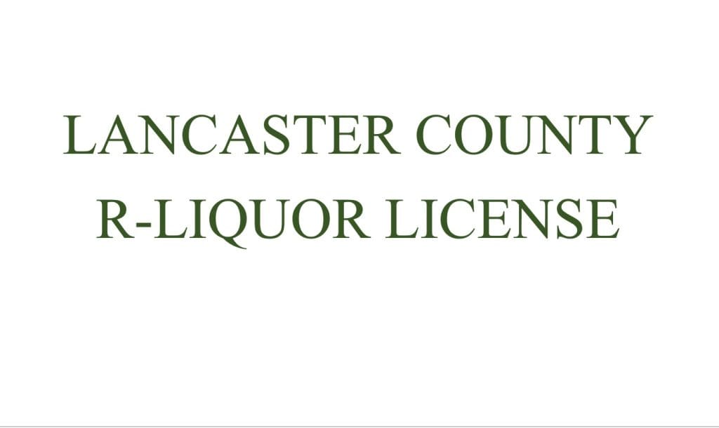 Lancaster County Based RLiquor License US Commercial Realty