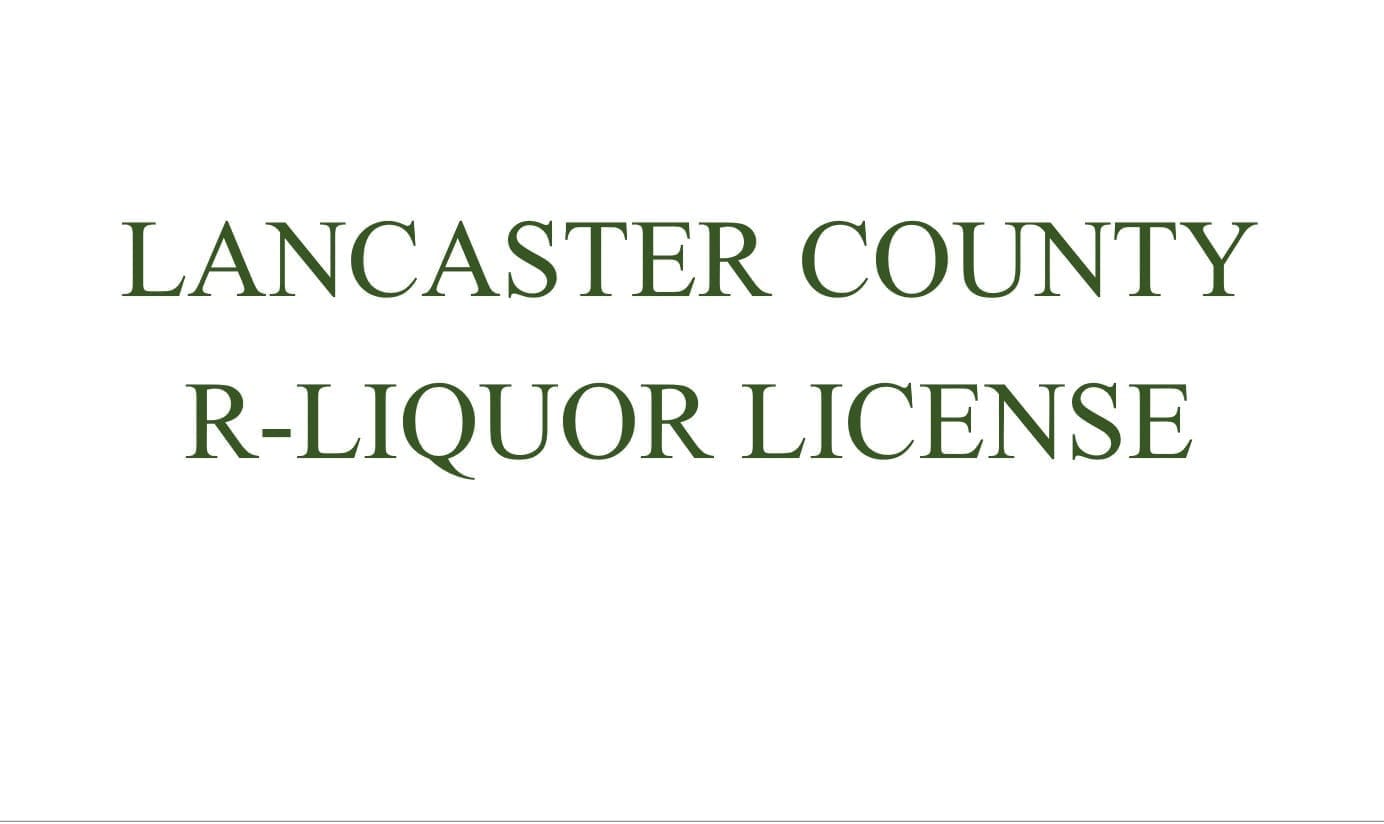 Lancaster County Based RLiquor License US Commercial Realty Lancaster, PA